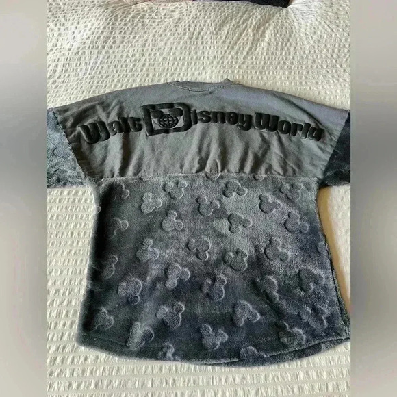 Walt Disney World Fleece Grey Spirit Jersey Size small - Picture 5 of 10